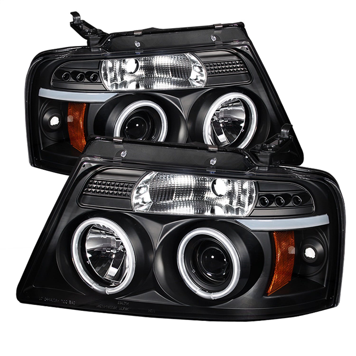 Spyder Auto 5030085 (Spyder) Ford F150 04-08 Projector Headlights-Version 2-CCFL Halo-LED ( Replacea