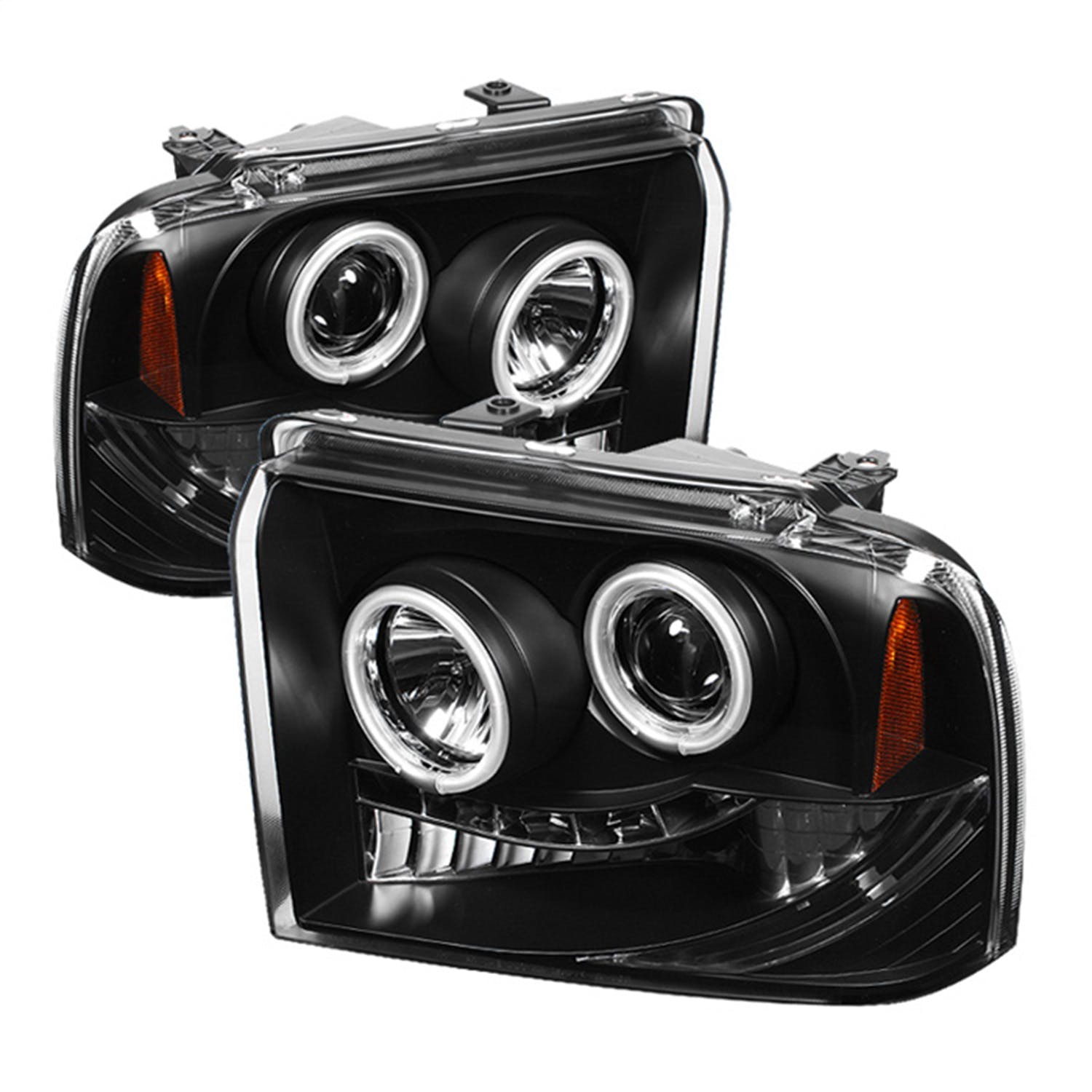 Spyder Auto 5030146 (Spyder) Ford F250/350/450 Super Duty 05-07 Projector Headlights-CCFL Halo-LED (
