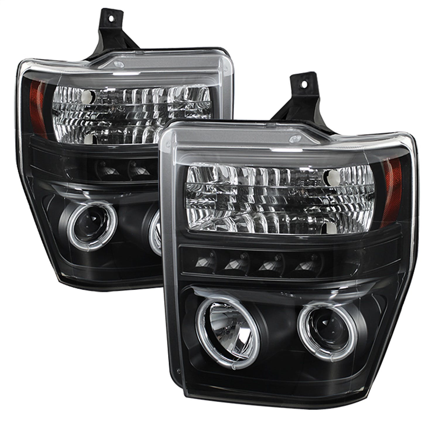 Spyder Auto 5030160 (Spyder) Ford F250/350/450 Super Duty 08-10 Projector Headlights-CCFL Halo-LED (