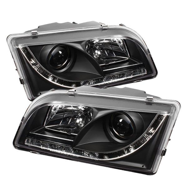 Spyder Auto 5030351 (Spyder) Volvo S40 97-03 Projector Headlights-DRL-Black-High H1 (Included)-Low H