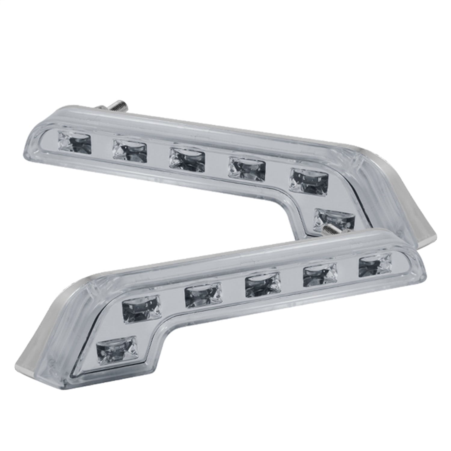XTUNE POWER 5031501 DRL L Shape Mb Style 0.5W White LED Lights Chrome
