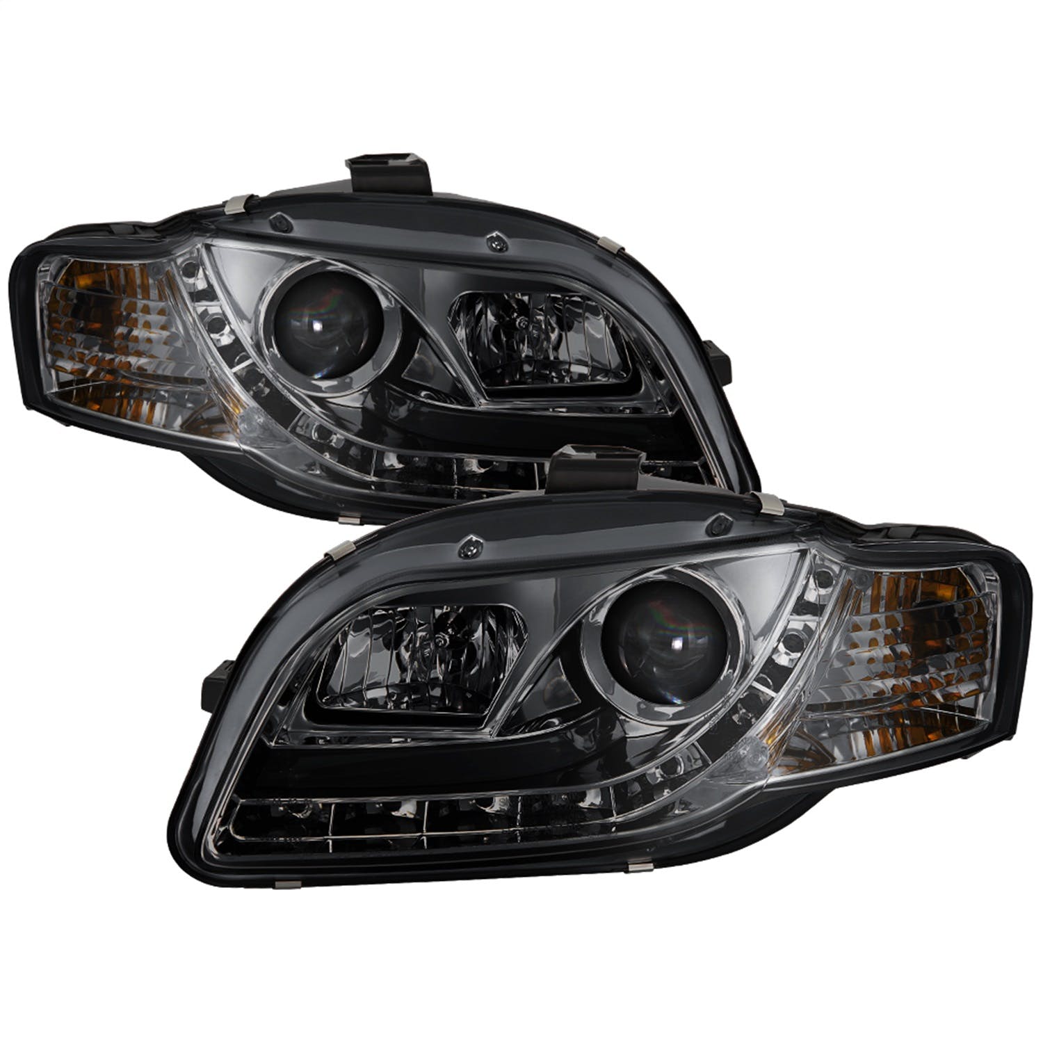Spyder Auto 5033826 (Spyder) Audi A4 06-08 Projector Headlights-Halogen Model Only ( Not Compatible