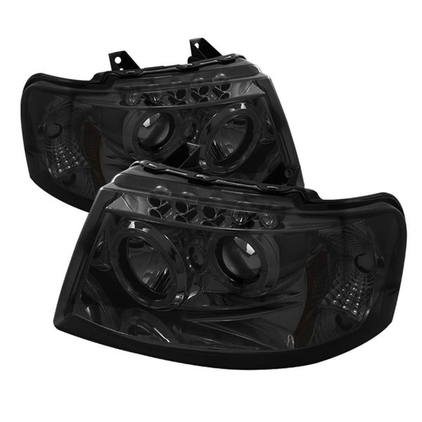 Spyder Auto 5033918 (Spyder) Ford Expedition 03-06 Projector Headlights-LED Halo-LED ( Replaceable L
