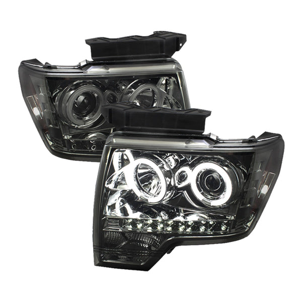 Spyder Auto 5039279 (Spyder) Ford F150 09-14 Projector Headlights-Halogen Model Only ( Not Compatibl