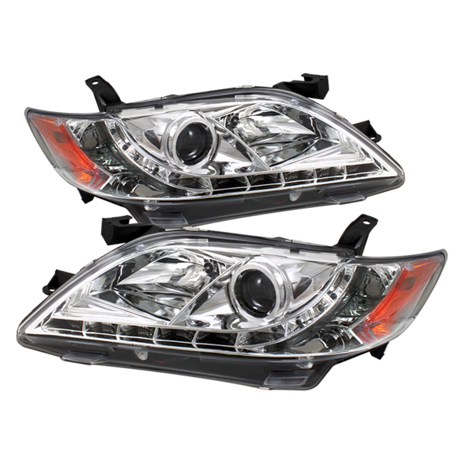 Spyder Auto 5039415 (Spyder) Toyota Camry 07-09 Projector Headlights-DRL-Chrome-High H1 (Included)-L