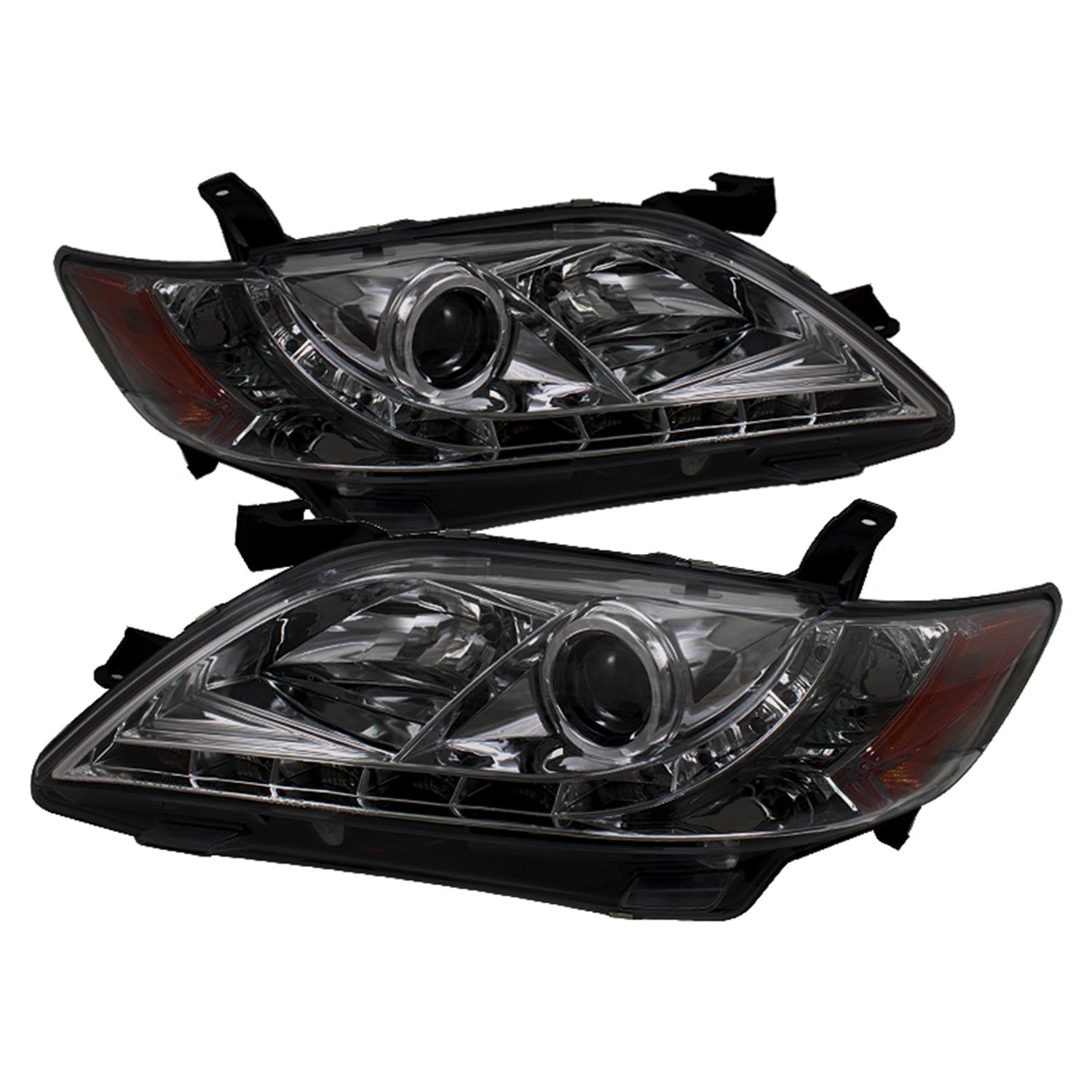 Spyder Auto 5039439 (Spyder) Toyota Camry 07-09 Projector Headlights-DRL-Smoke-High H1 (Included)-Lo