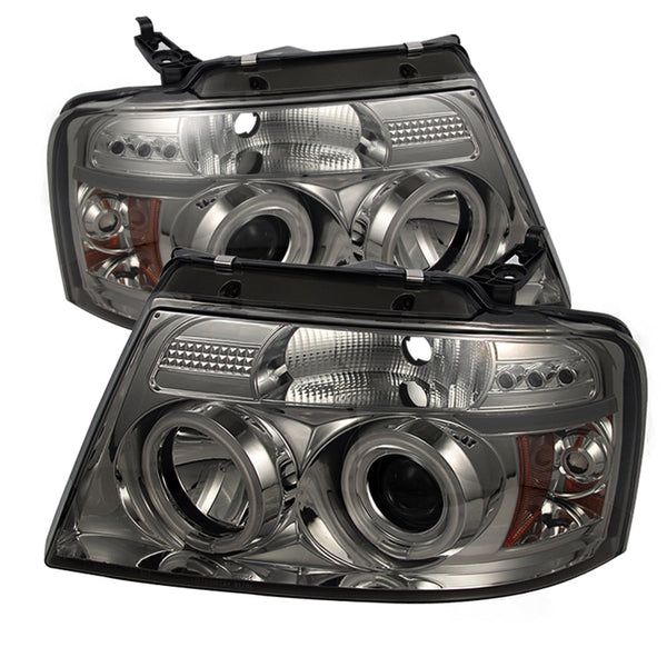 Spyder Auto 5042026 (Spyder) Ford F150 04-08 Projector Headlights-Version 2-CCFL Halo-LED ( Replacea