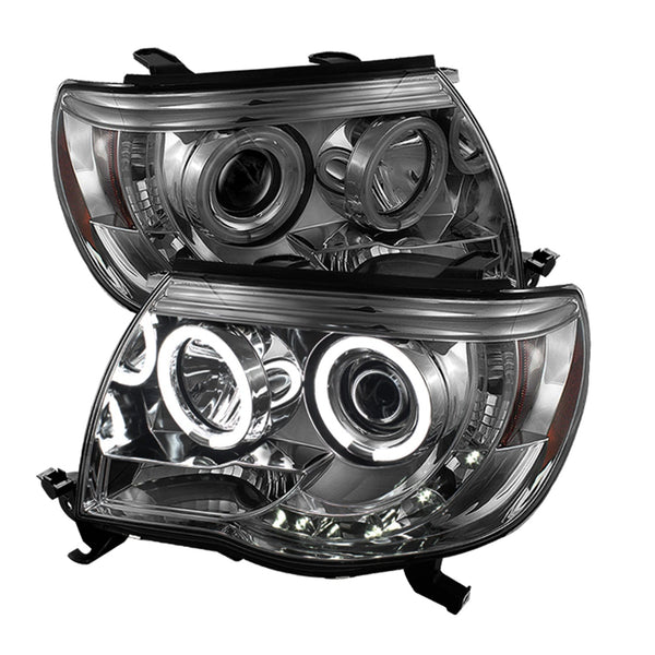 Spyder Auto 5042088 (Spyder) Toyota Tacoma 05-11 Projector Headlights-CCFL Halo-LED ( Replaceable LE