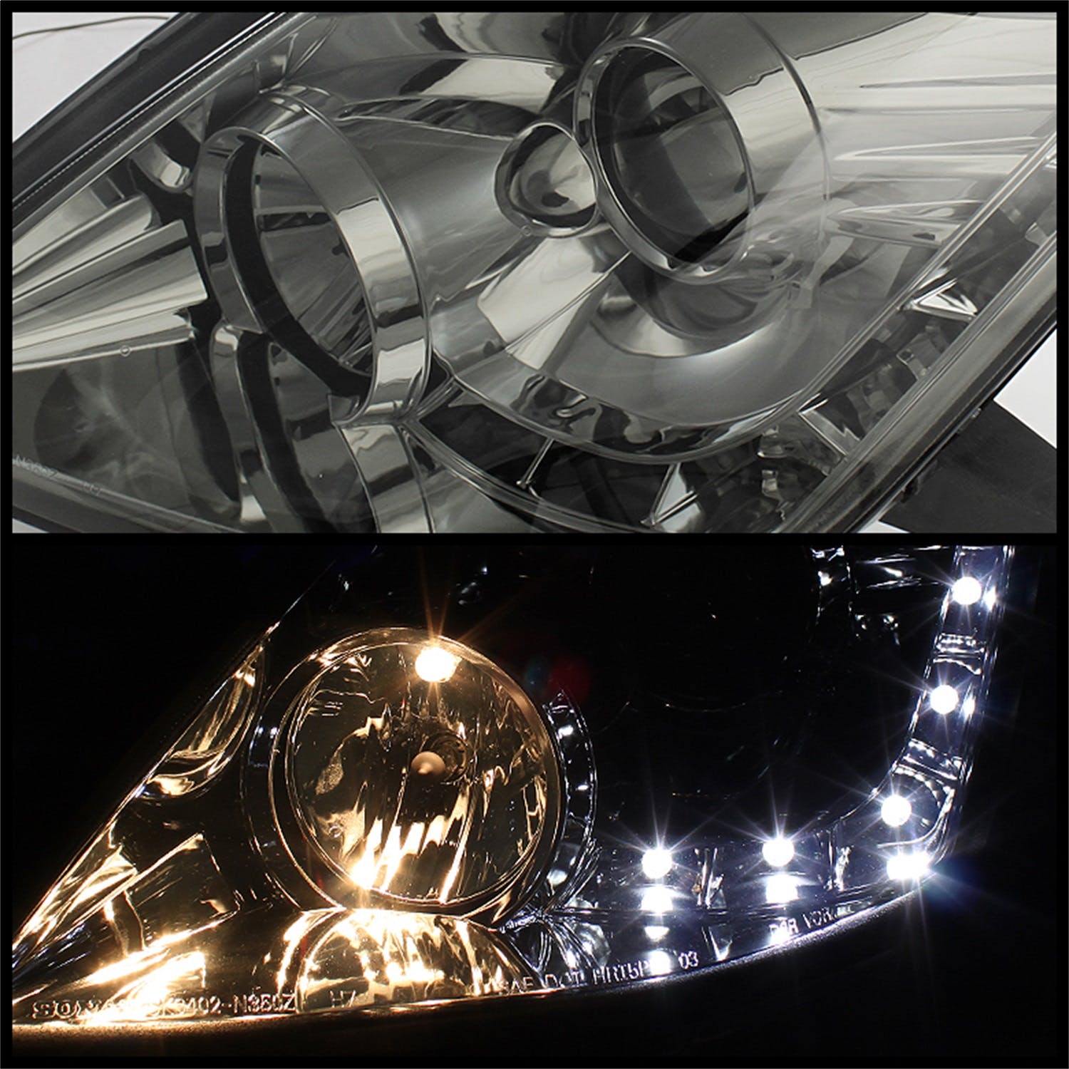 Spyder Auto 5042323 (Spyder) Nissan 350Z 06-08 Projector Headlights-Xenon/HID Model Only ( Not Compa