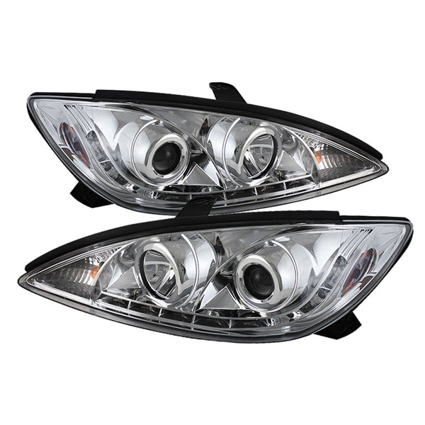 Spyder Auto 5042781 (Spyder) Toyota Camry 02-06 Projector Headlights-DRL-Chrome-High H1 (Included)-L