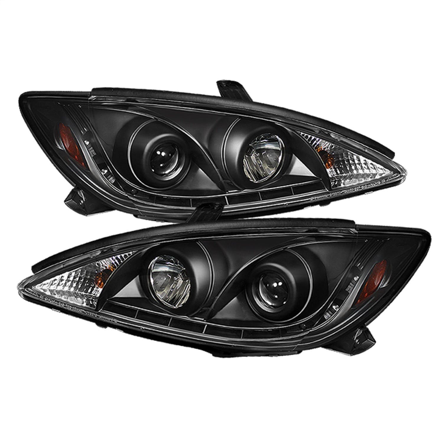 Spyder Auto 5042798 (Spyder) Toyota Camry 02-06 Projector Headlights-DRL-Black-High H1 (Included)-Lo