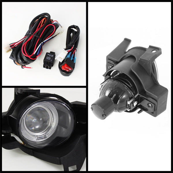 Spyder Auto 5064851 (Spyder) Nissan Altima 10-12 4Dr Halo Projector Fog Lights w/Switch-Clear