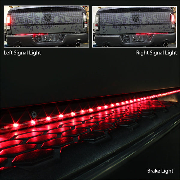 Spyder Auto 5069870 ( xTune ) 49 Inch Brake/Reverse/Signal LED Bar-Clear