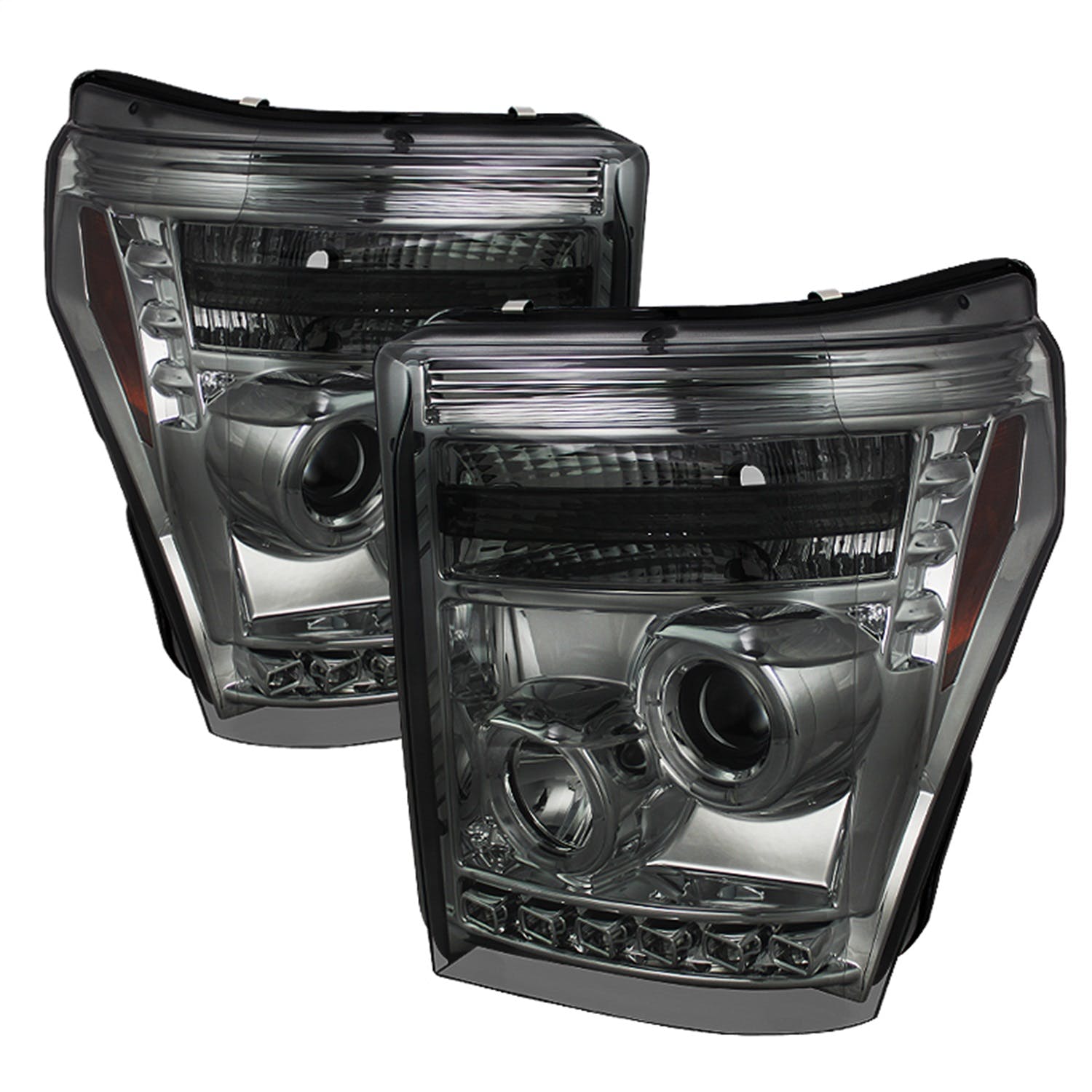 Spyder Auto 5070289 (Spyder) Ford F-250/F-350/F450 Super Duty 11-16 Projector Headlights-LED Halo-DR