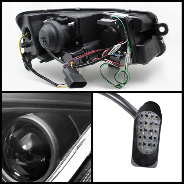 Spyder Auto 5071903 (Spyder) Audi A6 05-07 Projector Headlights-Halogen Model Only ( Not Compatible