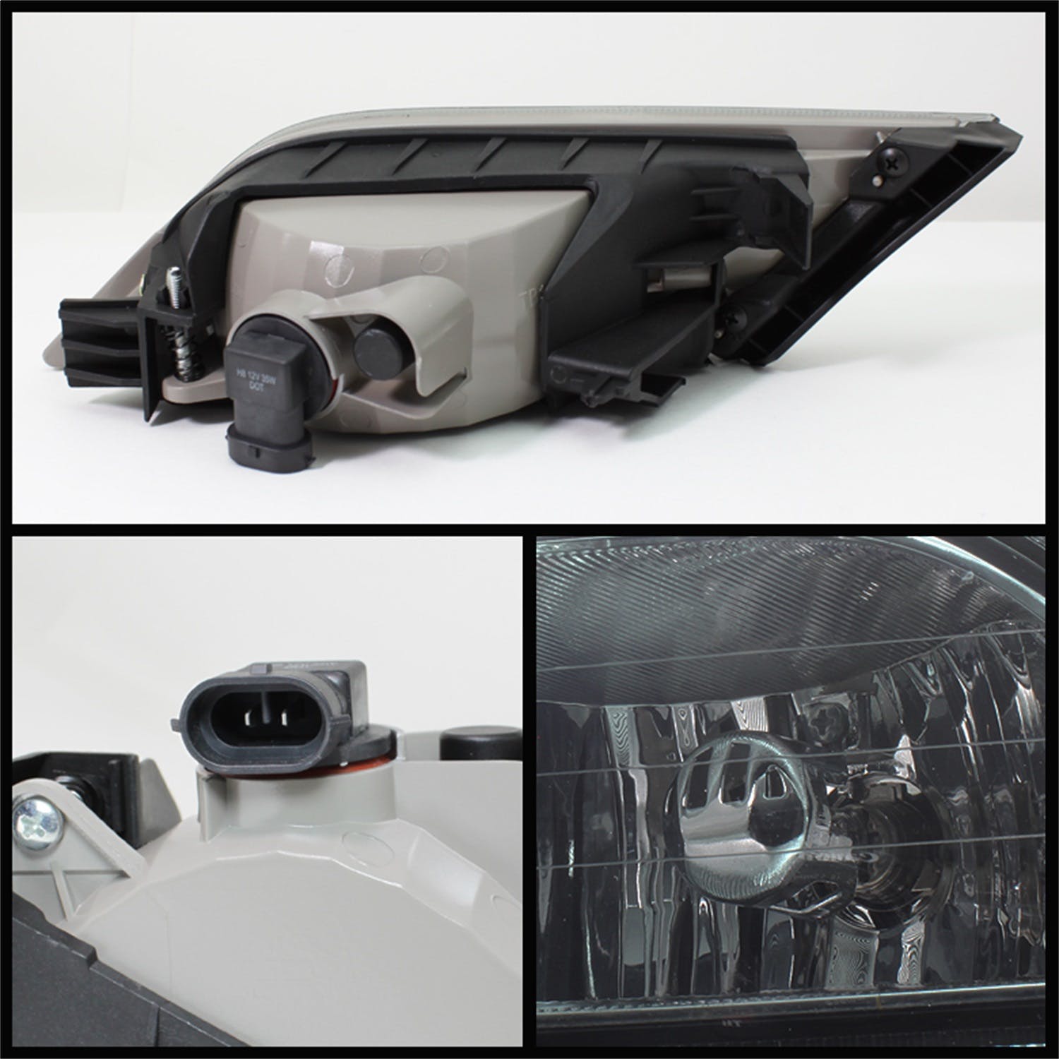 Spyder Auto 5073259 (Spyder) Honda Odyssey EX/EXL/LX 2011-2014 OE Style Fog Lights W/Switch-Smoke