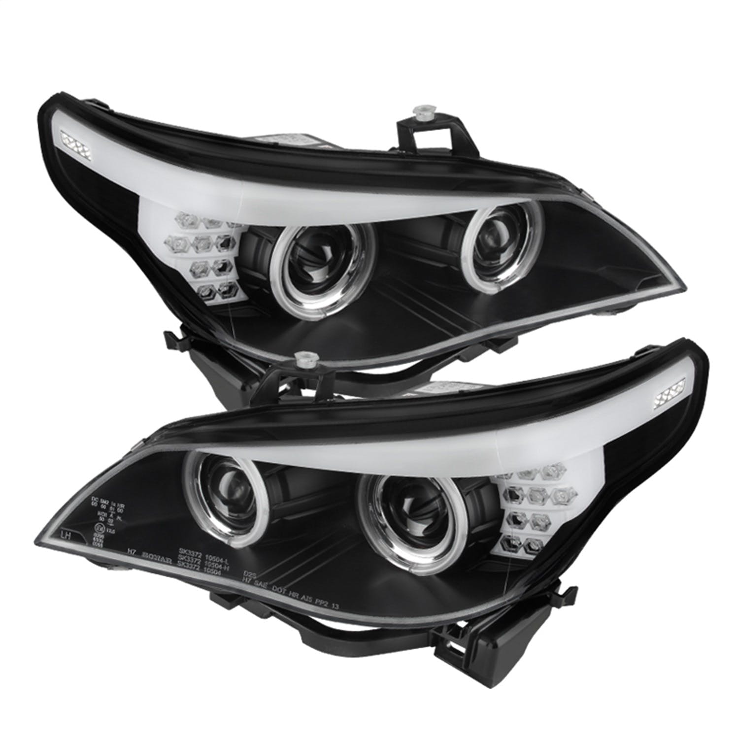 Spyder Auto 5074041 (Spyder) BMW E60 5-Series 04-07 Projector Headlights-Halogen Model Only ( Not Co