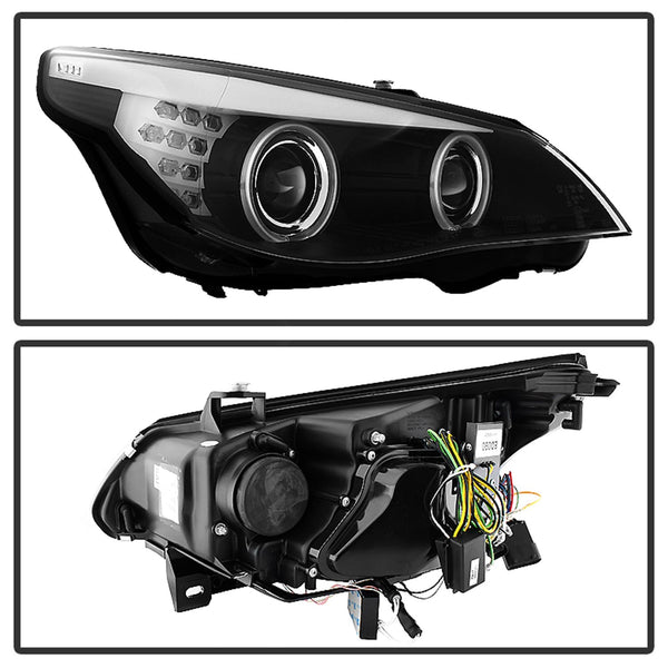 Spyder Auto 5074065 (Spyder) BMW E60 5-Series ( D1S HID ) 04-07 Projector Headlights-Factory Xenon M