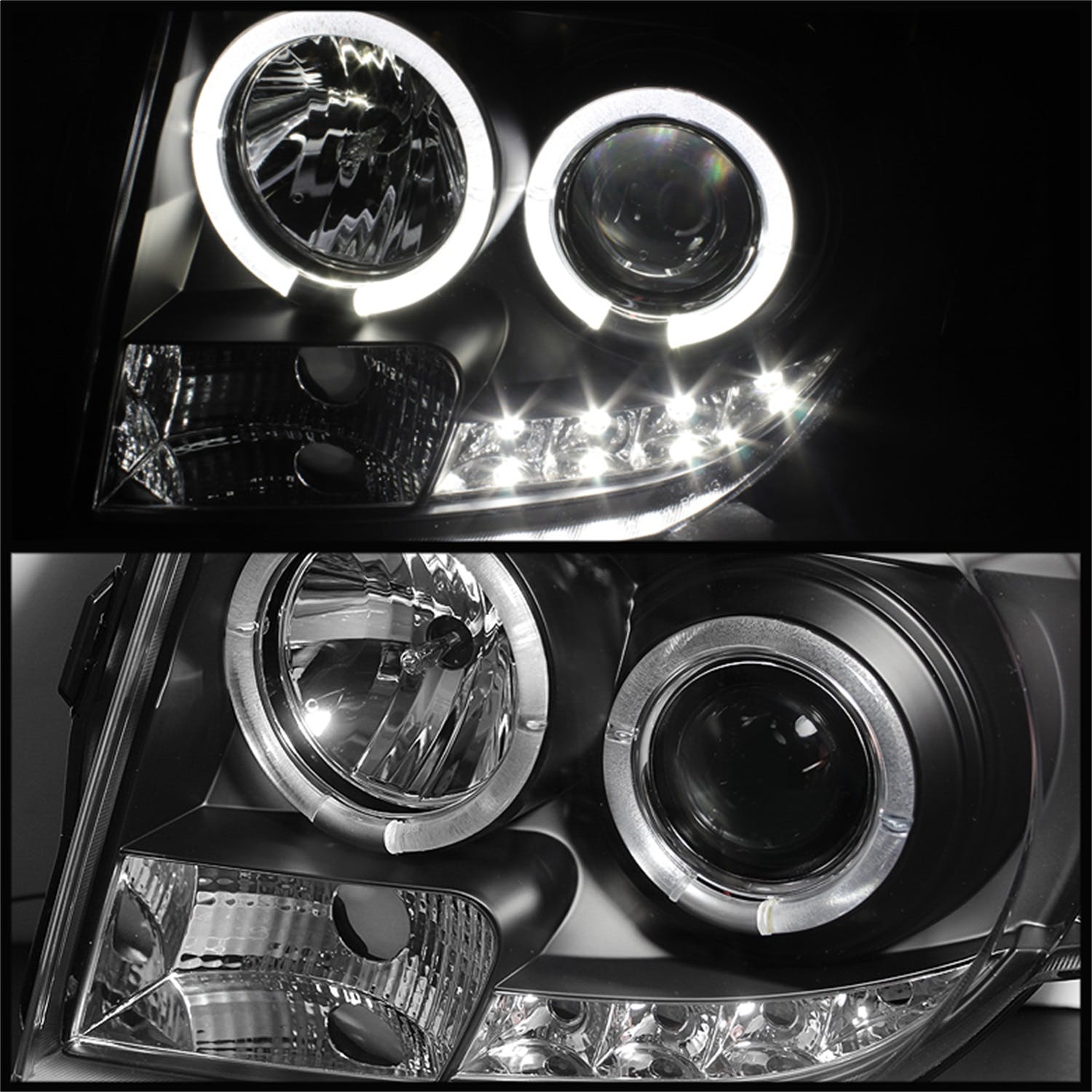 Spyder Auto 5074225 (Spyder) Ford Escape 08-12 Projector Headlights-Halogen Model Only ( Not Compati