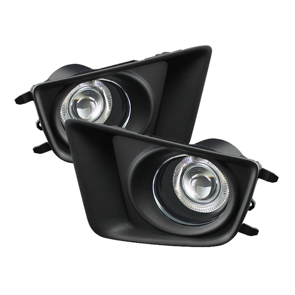 Spyder Auto 5075130 (Spyder) Toyota Tacoma 2012-2015 Halo Projector Fog Lights w/Switch-Clear