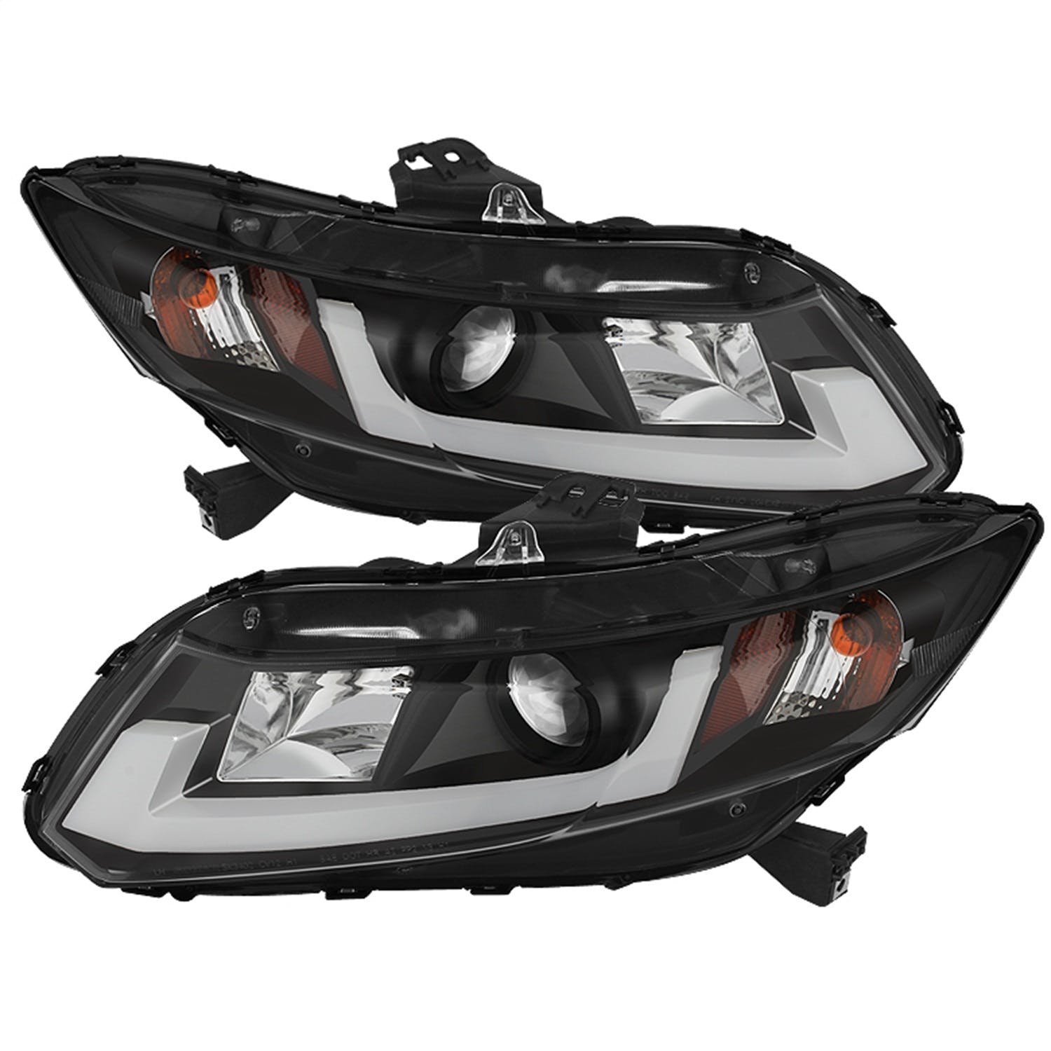 Spyder Auto 5076519 (Spyder) Honda Civic 2012-2014 Projector Headlights (does not fit the 2014 Civic