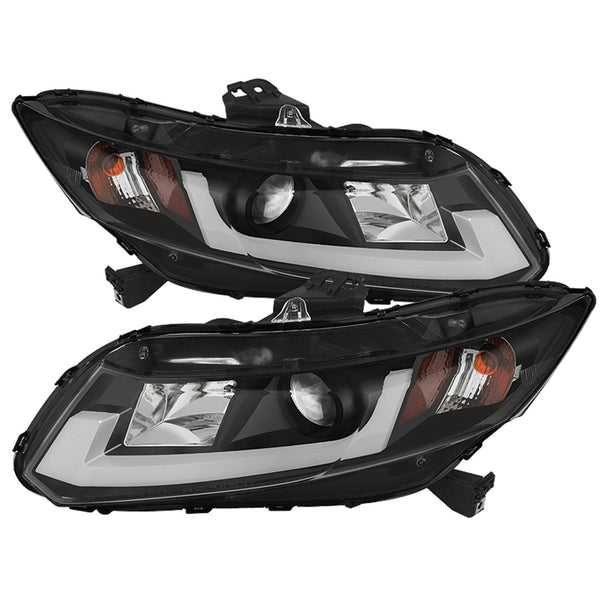 Spyder Auto 5076519 (Spyder) Honda Civic 2012-2014 Projector Headlights (does not fit the 2014 Civic