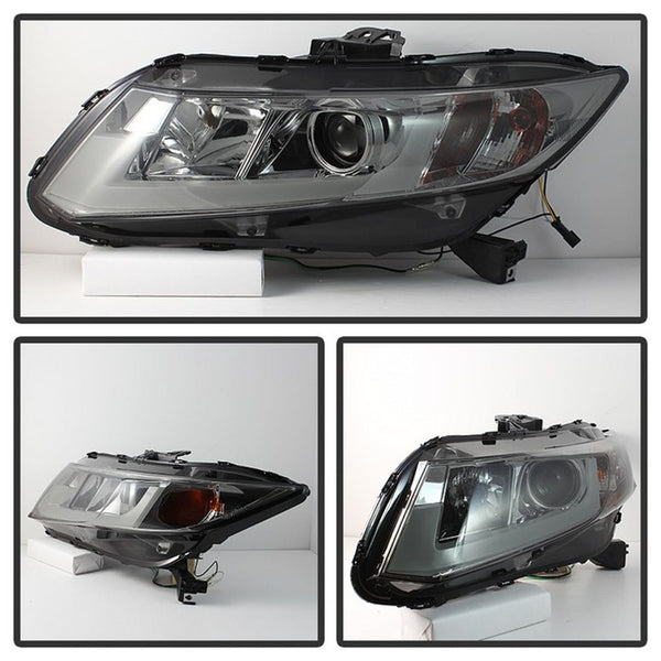 Spyder Auto 5076533 (Spyder) Honda Civic 2012-2014 Projector Headlights (does not fit the 2014 Civic