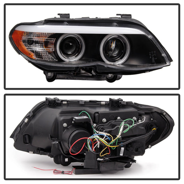 Spyder Auto 5076748 (Spyder) BMW X5 E53 2004-2006 Dual Projector Headlights-Halogen Model Only ( Not