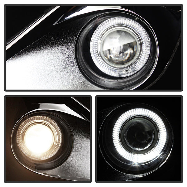 Spyder Auto 5077936 (Spyder) Toyota Avalon 2013-2015 Halo Projector Fog Lights w/Switch-Clear