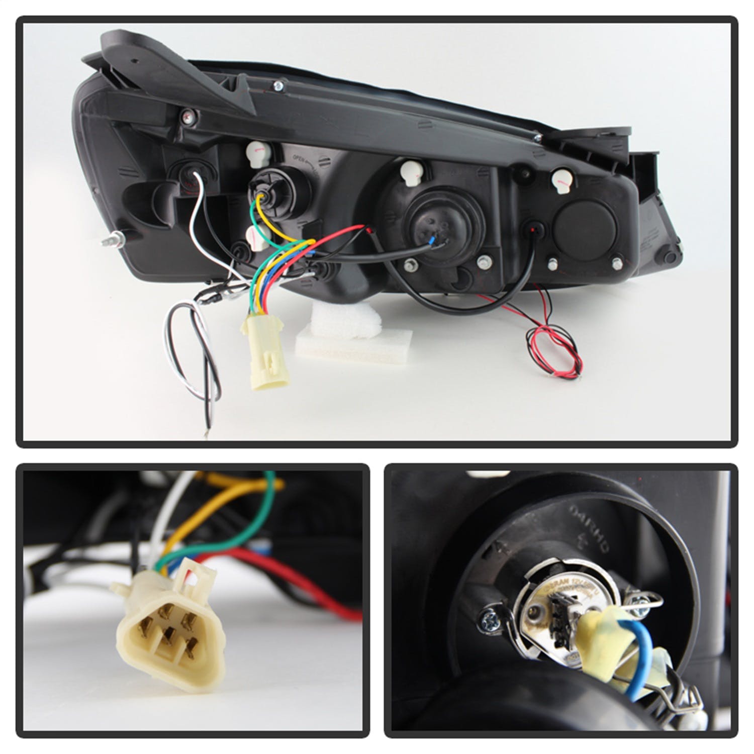 Spyder Auto 5078612 (Spyder) Pontiac G6 2/4DR 05-08 Projector Headlights-LED Halo-LED ( Replaceable