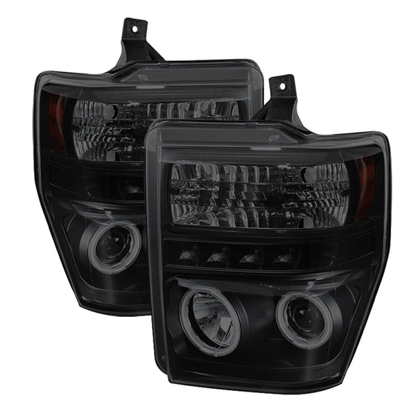Spyder Auto 5078902 (Spyder) Ford F250/350/450 Super Duty 08-10 Projector Headlights-CCFL Halo-LED (