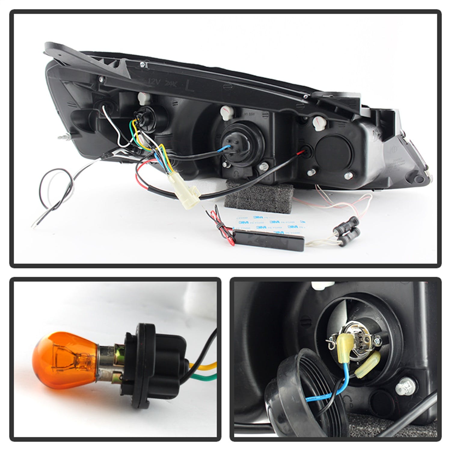 Spyder Auto 5079008 (Spyder) Pontiac G6 2/4DR 05-08 Projector Headlights-CCFL Halo-LED ( Replaceable
