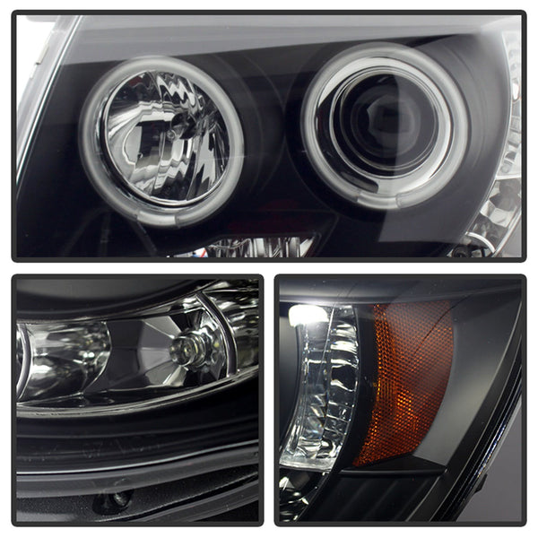Spyder Auto 5079046 (Spyder) Toyota Tacoma 05-11 Projector Headlights-CCFL Halo-LED ( Replaceable LE