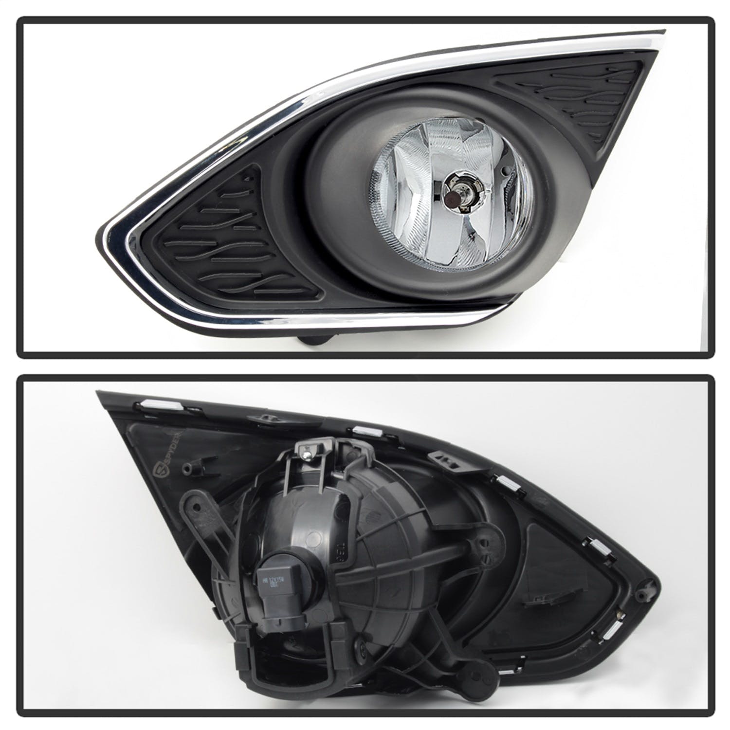 Spyder Auto 5080288 (Spyder) Chevy Spark 2013-2015 OEM Fog Light W/Universal Switch-Clear