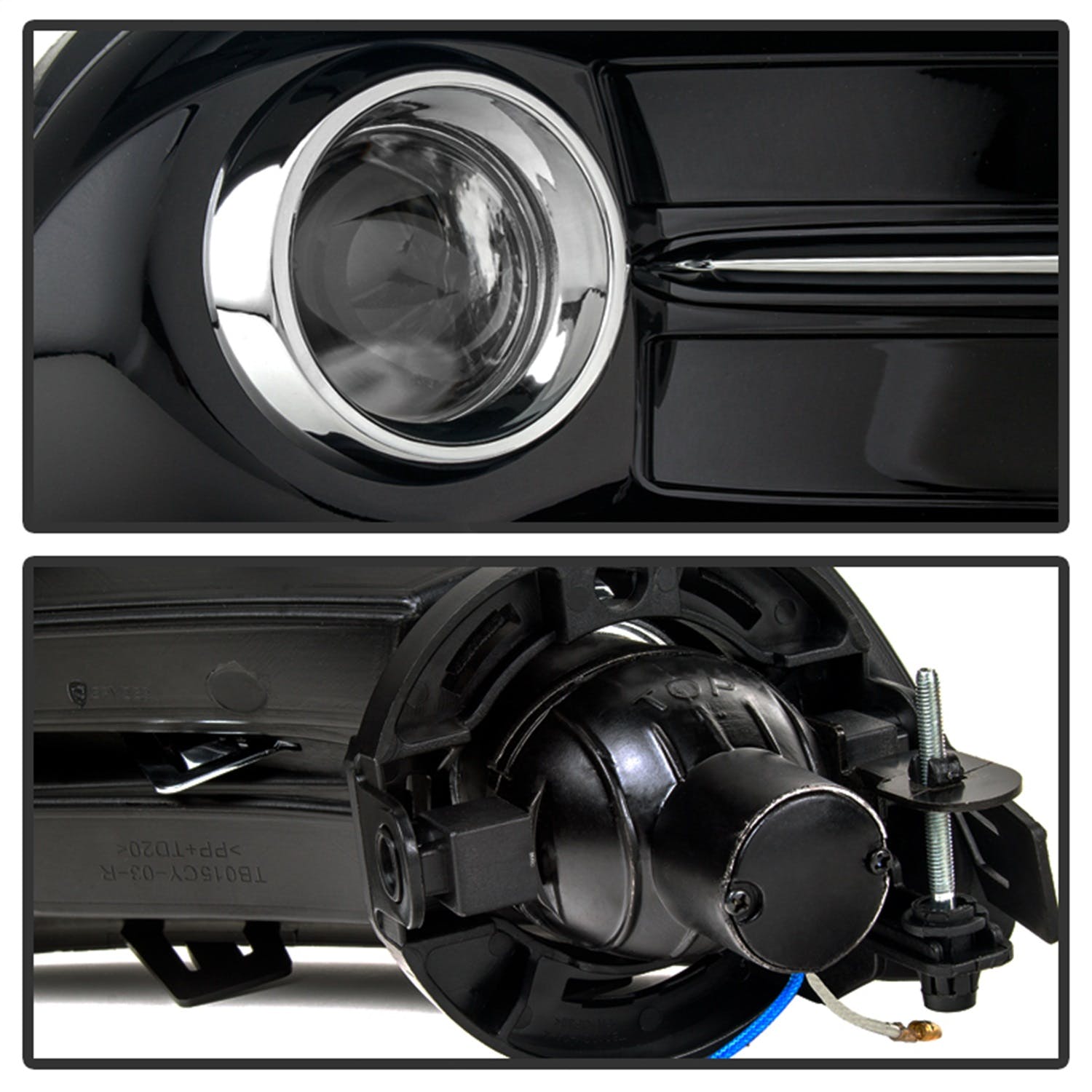 Spyder Auto 5080455 (Spyder) Dodge Dart 2013-2015 OEM Fog Light W/Universal Switch-Clear