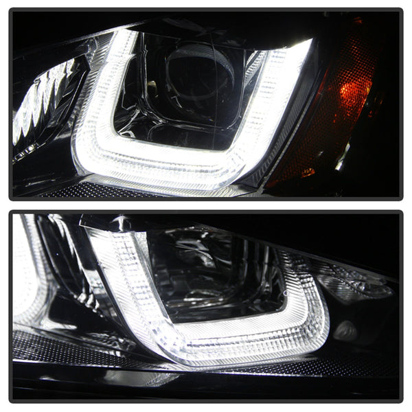 Spyder Auto 5080578 (Spyder) Volkswagen Golf VII 14-16 Projector Headlights-DRL LED-Black Stripe-Bla