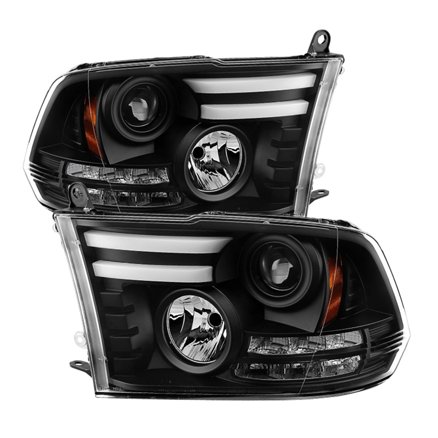 Spyder Auto 5080912 (Spyder) Dodge Ram 1500/2500/3500 13-16 Projector Headlights (Not compatible on