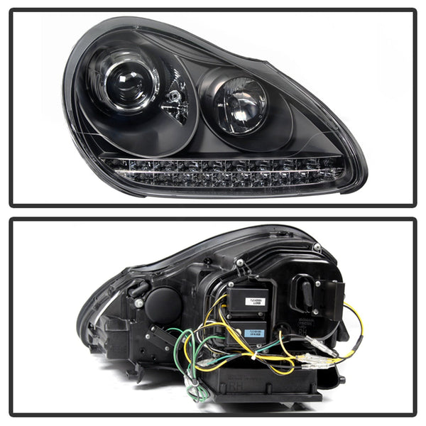 Spyder Auto 5080967 (Spyder) Porsche Cayenne 03-06 Projector Headlights-Xenon/HID Model Only ( Not C
