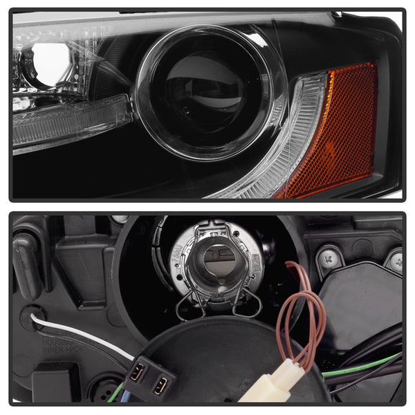 Spyder Auto 5081544 (Spyder) Audi A4 09-12 Projector Headlights-Halogen Model Only ( Not Compatible