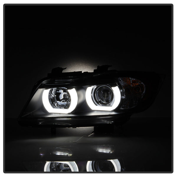 Spyder Auto 5083432 (Spyder) BMW E90 3-Series 06-08 4DR Projector Headlights-Halogen Model Only ( No