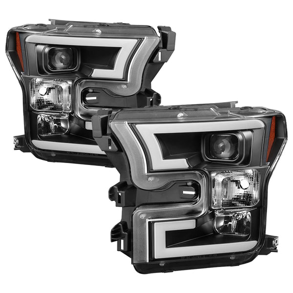 Spyder Auto 5083531 (Spyder) Ford F150 2015-2017 Projector Headlights-High H1 (Included)-Low H7 (Inc