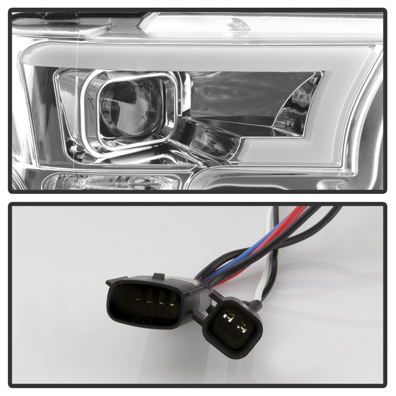 Spyder Auto 5083661 (Spyder) Ford F150 2015-2017 Projector Headlights-High H1 (Included)-Low H7 (Inc