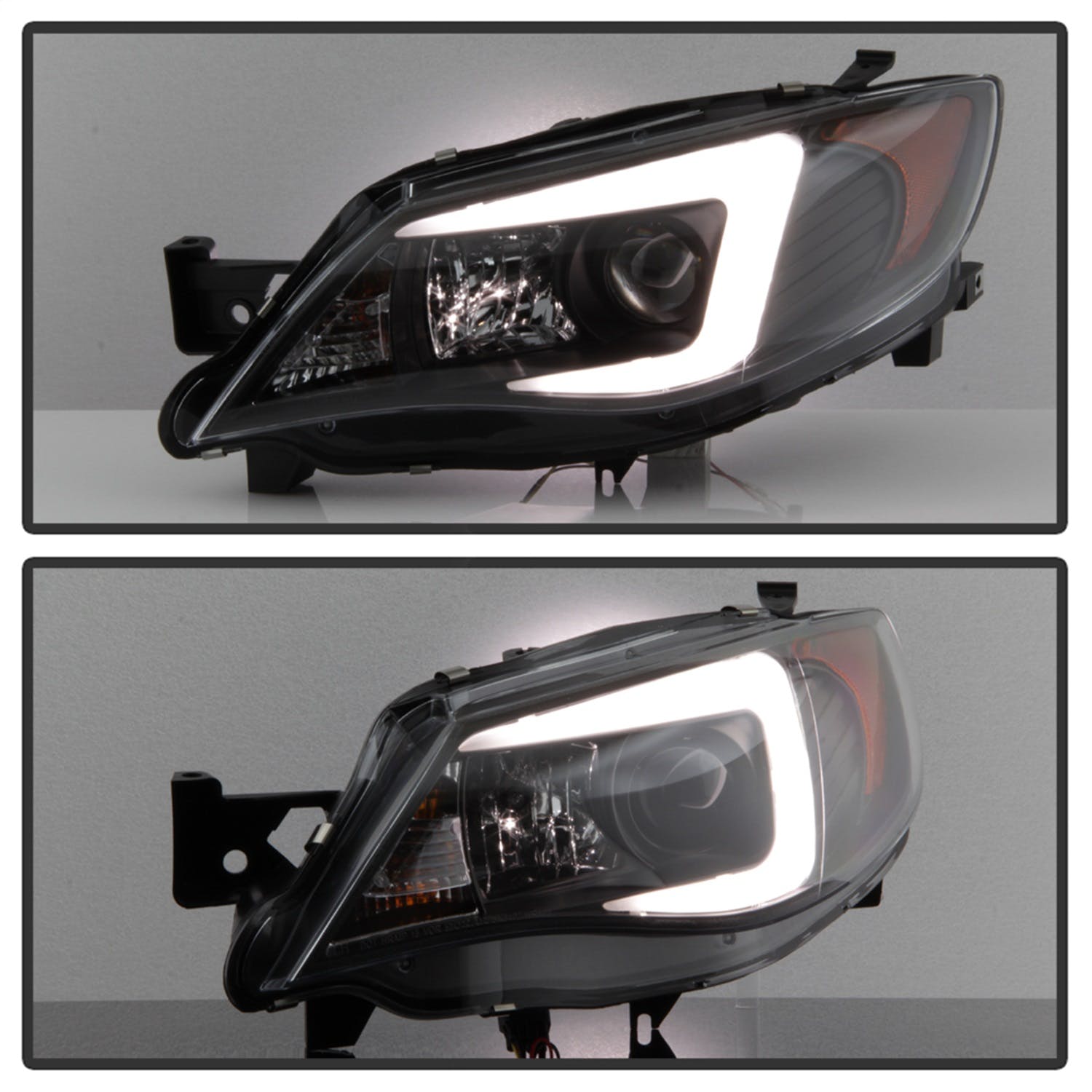 Spyder Auto 5083944 (Spyder) Subaru Impreza WRX 2008-2014 Projector Headlights-Halogen Model Only (
