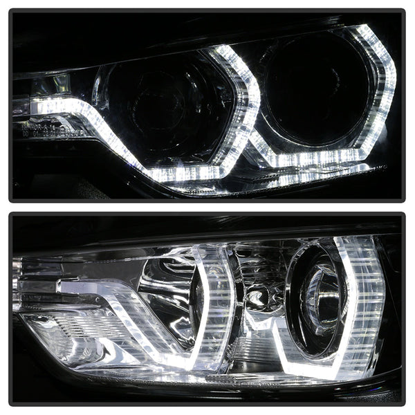 Spyder Auto 5084354 (Spyder) BMW F30 3 Series 2012-2014 4DR Projector Headlights-LED DRL-Chrome
