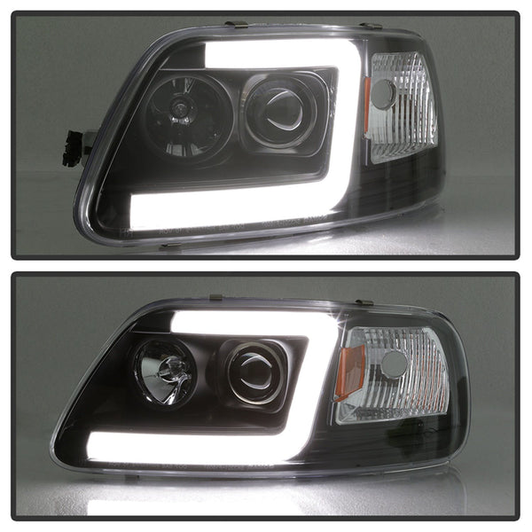 Spyder Auto 5084538 (Spyder) Ford F150 97-03/Expedition 97-02 1PC Light Bar Projector Headlights-( W