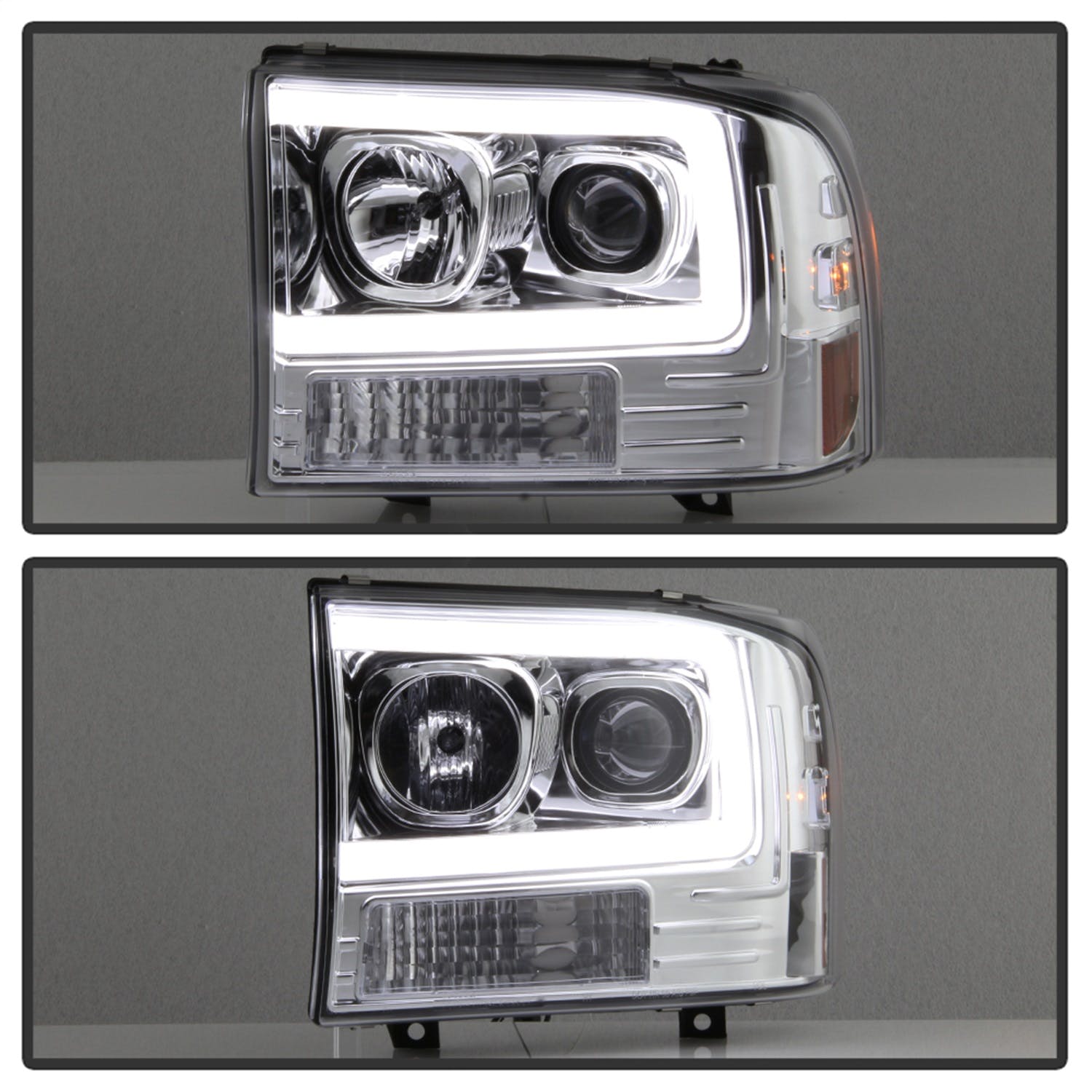 Spyder Auto 5084675 (Spyder) Ford F250 Super Duty 99-04/Ford Excursion 00-04 1PC Light Bar Projector