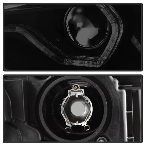 Spyder Auto 5085047 (Spyder) BMW F30 3 Series 2012-2014 4DR Projector Headlights-LED DRL-Black Smoke