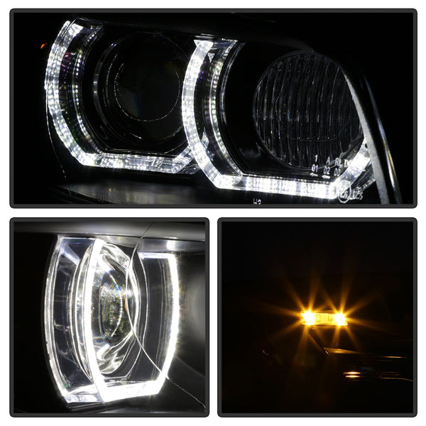 Spyder Auto 5085184 (Spyder) BMW F92 3 Series 08-10 Projector Headlights-LED DRL-Black