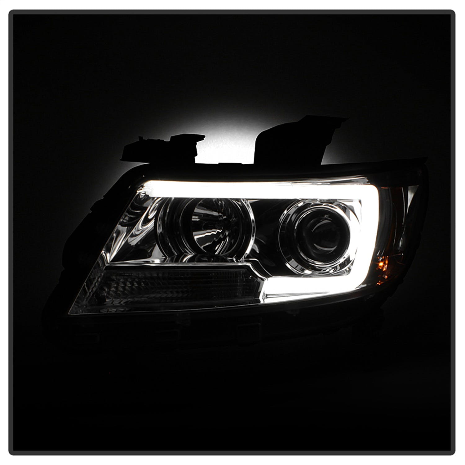 Spyder Auto 5085276 (Spyder) Chevy Colorado 15-17 Projector Headlights-Light Bar LED-Chrome