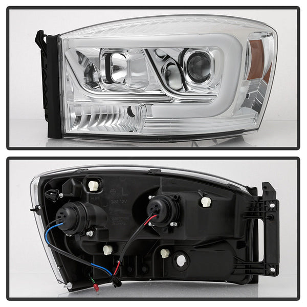 Spyder Auto 5085290 (Spyder) Dodge Ram 1500 06-08/Ram 2500/3500 06-09 Version 2 Projector Headlights